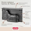 Miniatyrbild 3 av 4: Moule agneau pascal 3D 700 ml för Påsk Zenker Special Season