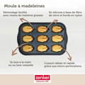Miniatyrbild 6 av 6: Moule 9 madeleines 28 x 18 cm Zenker silikonfiber