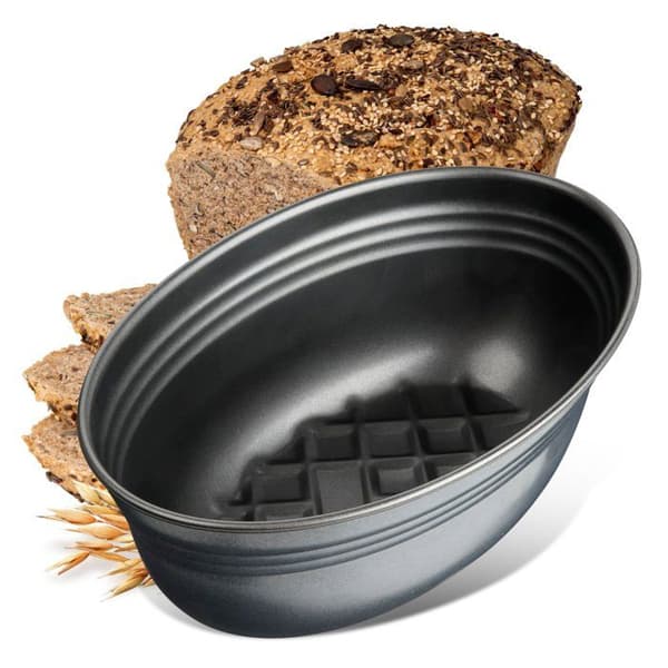 Oval brödform 26 x 16 cm Zenker Black Metallic