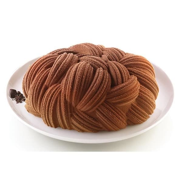 Silikonform - Silikomart - Wooly - Diameter 19 cm - Höjd 7.2 cm - Beige