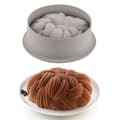 Miniatyrbild 1 av 3: Silikonform - Silikomart - Wooly - Diameter 19 cm - Höjd 7.2 cm - Beige