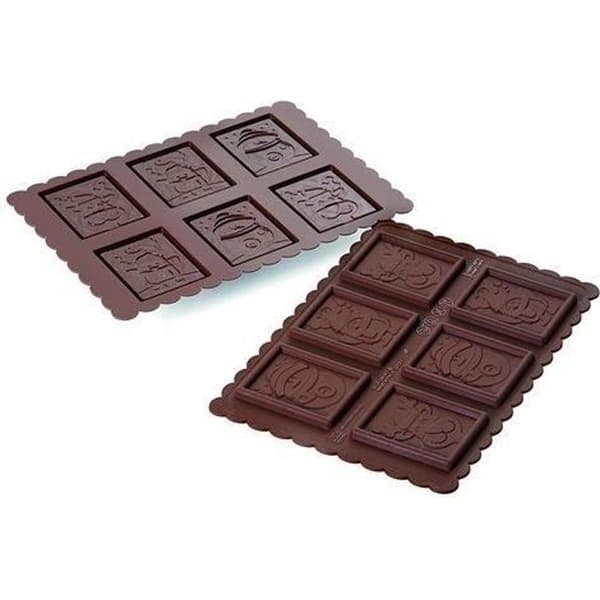Kakform - Silikomart - Snöman - Livsmedelssilikon - Ergonomisk - 3 hål