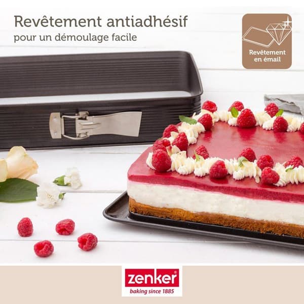 Springform - Zenker - 7022 - Rektangulär - 29 x 42 cm - Metall - Tål maskindisk