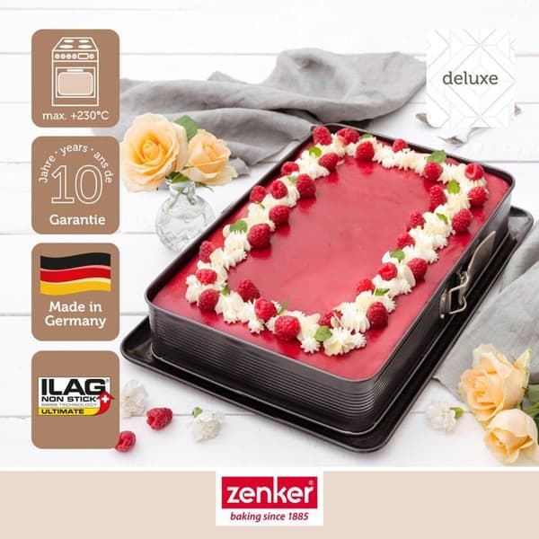 Springform - Zenker - 7022 - Rektangulär - 29 x 42 cm - Metall - Tål maskindisk