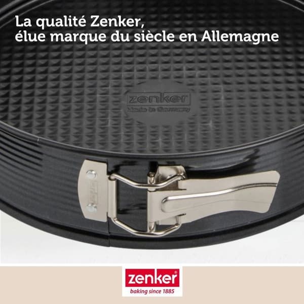 Springform - Zenker - 26 cm - Gångjärn - Rostfritt stål - Non-stick