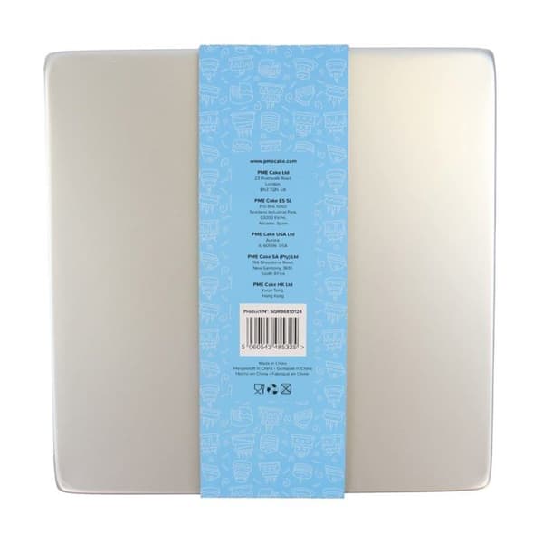 PME - SQRB6810124 - Fyrkantiga kakformar 15, 20, 25, 30 cm x 10 cm djupa, set med 4