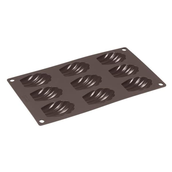 LURCH Set med 9 madeleineformar - Brun