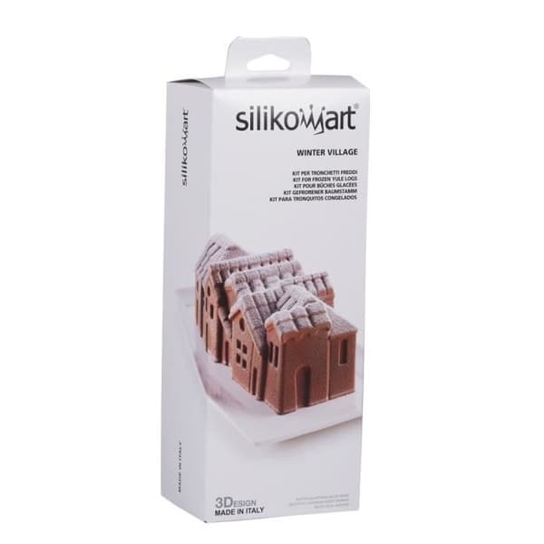 Kit för vedträd - SILIKOMART - Vinterby - Silikon - 24 cm - Tål diskmaskin