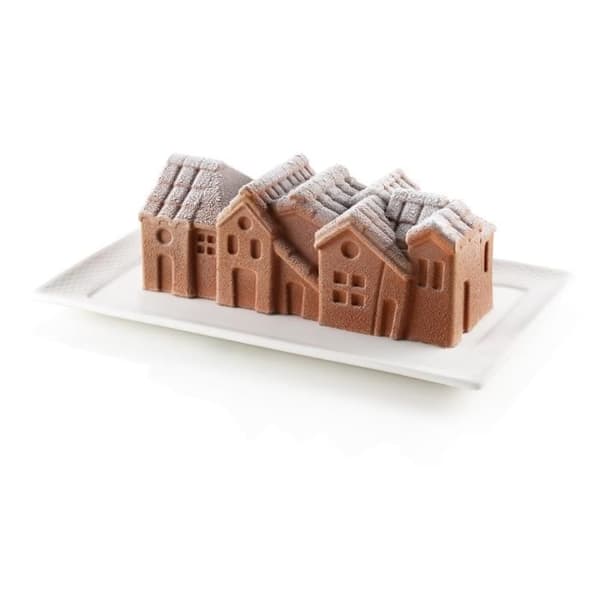 Kit för vedträd - SILIKOMART - Vinterby - Silikon - 24 cm - Tål diskmaskin