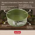 Miniatyrbild 3 av 6: Moule à manqué à charnière 20 cm Zenker Green Vision