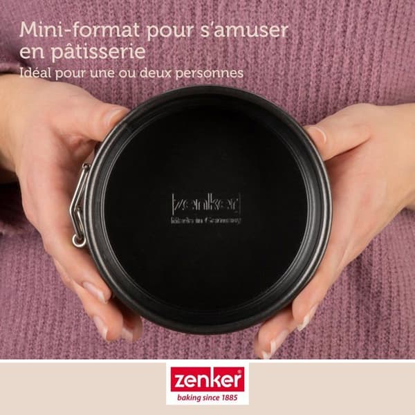 Springform - Zenker - Mini 12 cm - Rostfritt stål - Non-stick - För 1-2 personer