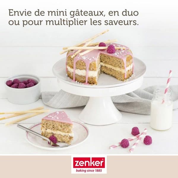 Springform - Zenker - Mini 12 cm - Rostfritt stål - Non-stick - För 1-2 personer