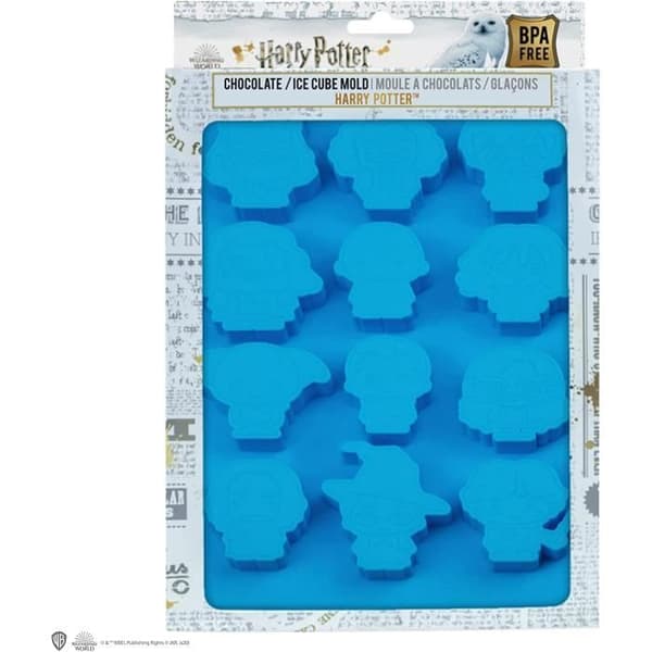 Isbit eller chokladform - Cinereplikor - Harry Potter - Silikon - Kawaii - Officiell licens