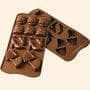 Siliconform - Chic Stil - 14 choklad - Non-stick - Tillverkad i Italien - 41x30 mm