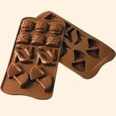 Siliconform - Chic Stil - 14 choklad - Non-stick - Tillverkad i Italien - 41x30 mm