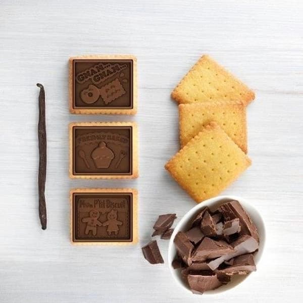 Chokladformar - SILIKOMART - GNAM GNAM - Silikon - 24 cm - Kompatibel med frys och diskmaskin