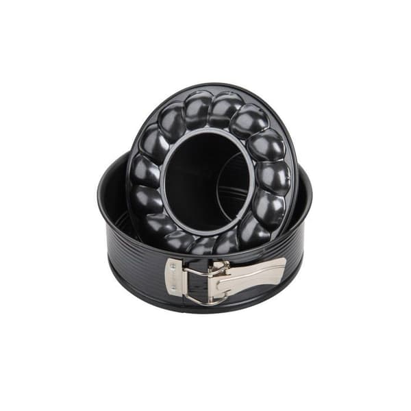 Bakform - Zenker - 6506 - Avtagbar botten - 18 cm - Svart metall
