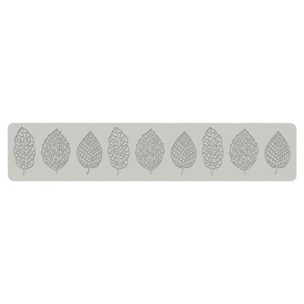 Silikonform - SILIKOMART - Dekorationsblad - 80mm x 40mm - Fryst och diskmaskin säker