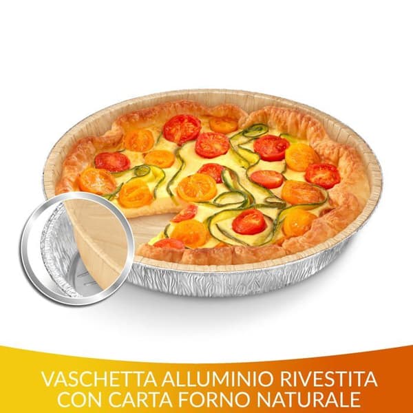 Muffinsform - Cuki bakform - 315192 - 2 i 1 skålar i aluminium, kopplade med naturligt bakpapper, TCA 10 g