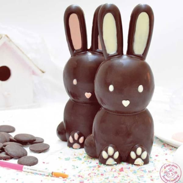 3D kaninchokladform