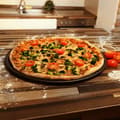 Miniatyrbild 2 av 4: Pizzaplattor - RELAXDAYS - Set om 4 - Diameter 33 cm - Non-stick - Rostfritt stål
