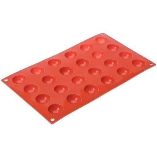 Silikonform - Lacor - 66800 - 24 hål - Röd - Kompatibel med frys och diskmaskin