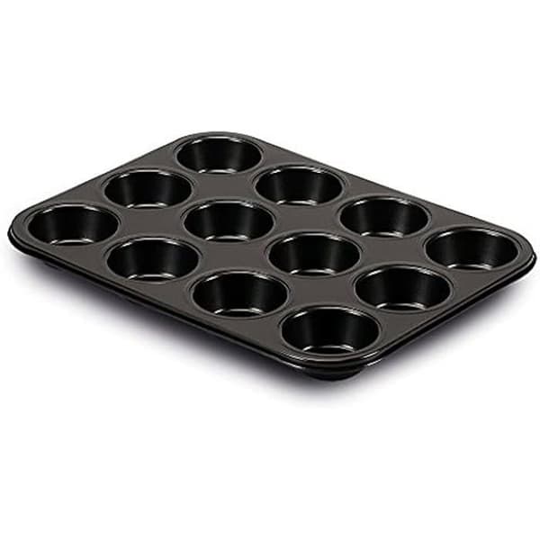 Muffinsform - GUARDINI - Gardenia - Non-stick stål - 12 muffins - 35 x 27 cm