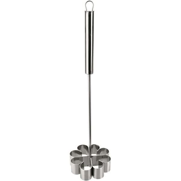Rosettform - Rostfritt stål - 37 cm - Rak handtag - Diameter 9 cm - Överlägsen kvalitet