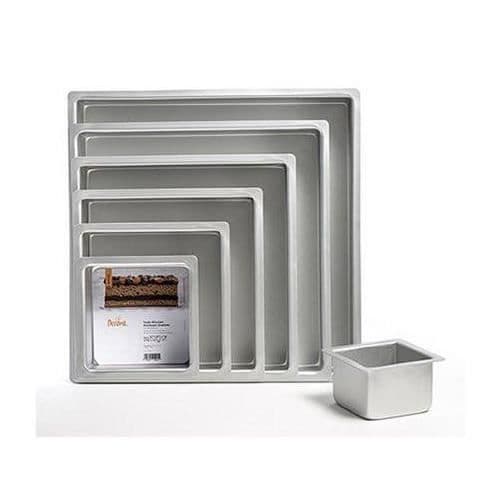 Decora Form med Rätt Anodiserad Kants Metall 35 x 35 x 7,5 cm - 0062642