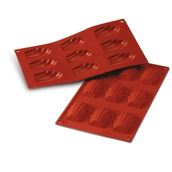 SILIKONFORM 9 RÖDA MADELEINER
