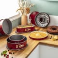 Miniatyrbild 4 av 6: TEFAL Delibake Springform saravinform 25 cm, Kolstål, Lätt att släppa, Röd J1642614
