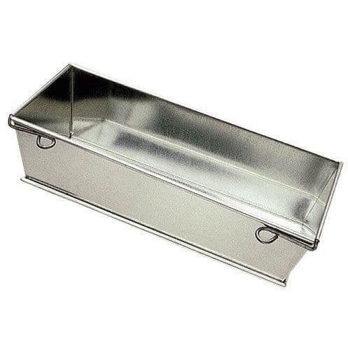 Kakform eller öppningsbar pâté - GOBEL - 24 cm - Vit metall - Inre mått 220 x 80 mm int - H70 mm