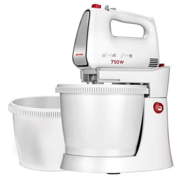 Bakverksmixer - MPM - MMR-22Z - 2 roterande skålar 3L - 5 hastigheter + turbo - 750W