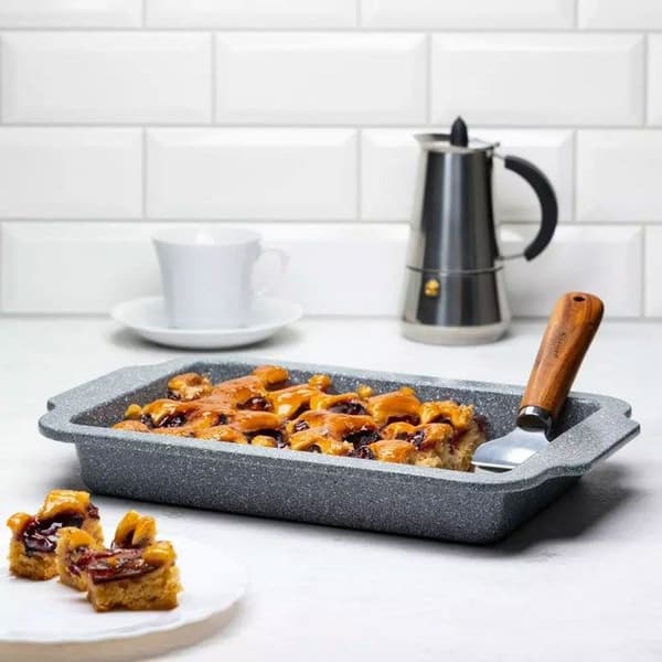 Kakform - KLAUSBERG - KB-7382 - Granit non-stick - 36,5 x 23 x 4,8 cm - Diskmaskin säker