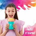 Miniatyrbilde 4 av 6: Kopp for Å Lage Iskrem og Slush med Oppskrifter Bandai Chillfactor Granita Mug Rose Plast