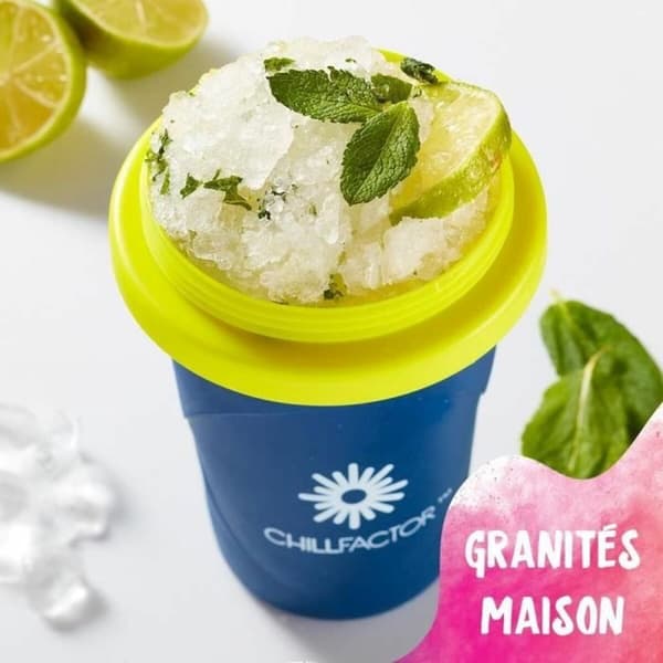 Kopp for Å Lage Iskrem og Slush med Oppskrifter Bandai Chillfactor Granita Mug Rose Plast