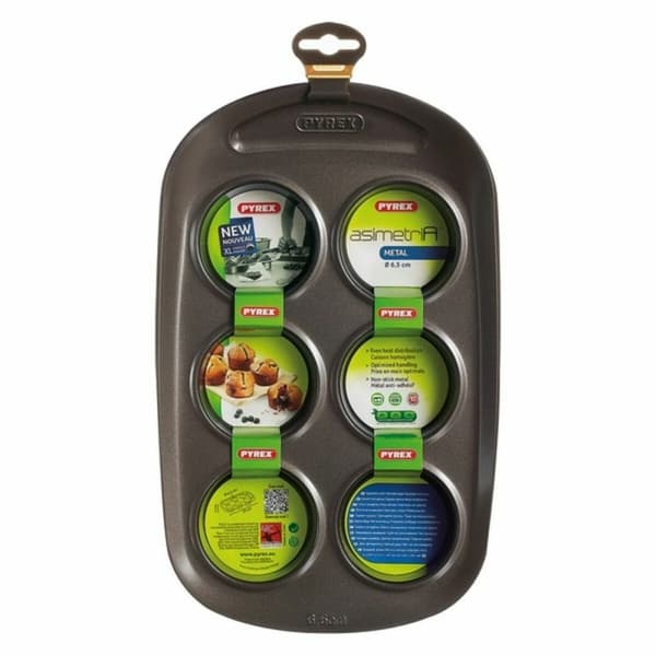 Muffinssi Vuoka Pyrex Ruskea Metalli