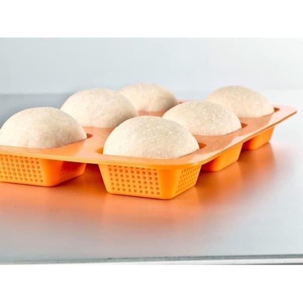 Mussel för små bröd - Betty Bossi - 2078125 - Plast - Orange - 12 bröd