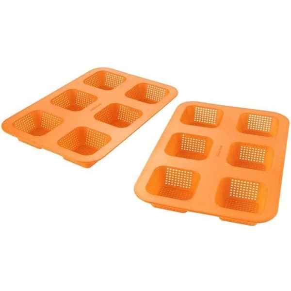 Mussel för små bröd - Betty Bossi - 2078125 - Plast - Orange - 12 bröd