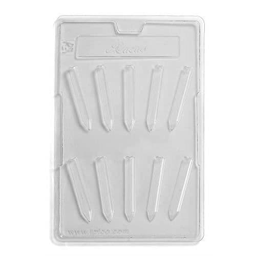 Chokladform - Kakaopulver - Krita - 10 Fack - PVC - 17 x 26 x 1.5 cm