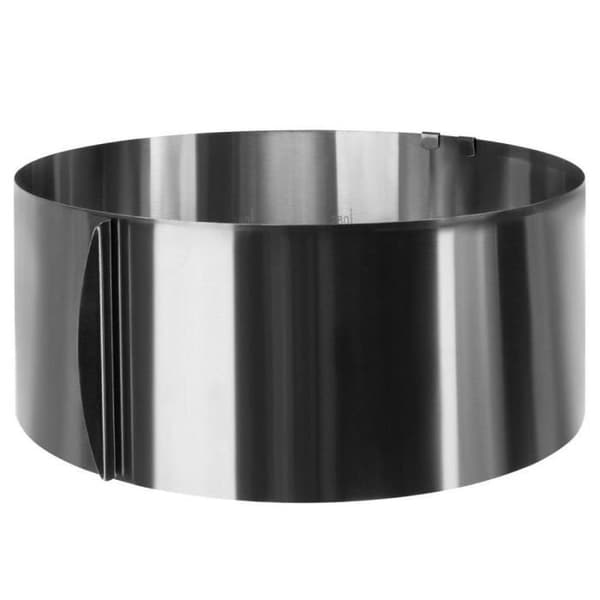 Fällbar form - GENERISK - 16–30 cm - Rostfritt stål - Avtagbart botten - Silver