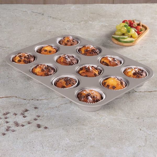 FORMA TYTANOWA FÖR 12 MUFFINS BERLINGER HAUS BH-7947 TAUPE