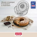 Miniatyrbild 2 av 6: Springform och savarinform - Zenker - 26 cm - Tennpläterat stål - Platt och savarinbas - Lätt att släppa