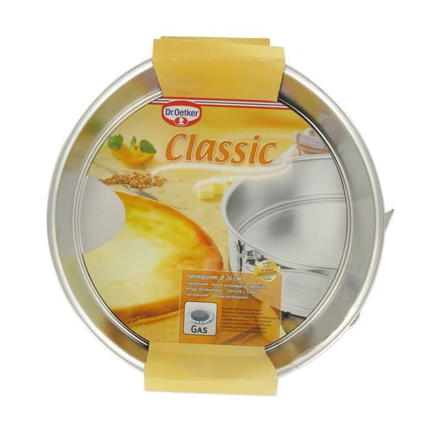 Springform - Dr Oetker - ref. 1460 - 26 cm - Plåt - Gångjärn för enkel lossning