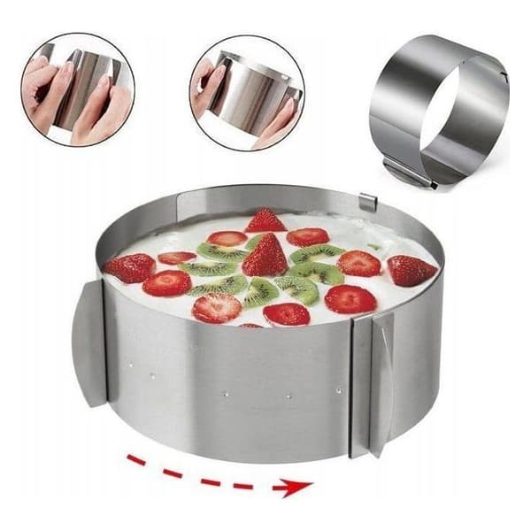 Tårtmform - bakform Brunbeste CERCLE TÅRTA 16-30CM JUSTERBAR BB-1199
