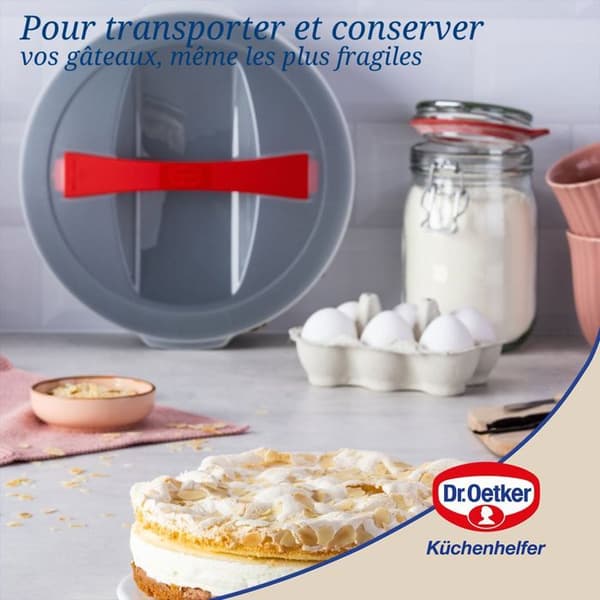 Moule à manqué à charnière 26 cm med transportlock Dr. Oetker Bake and Go