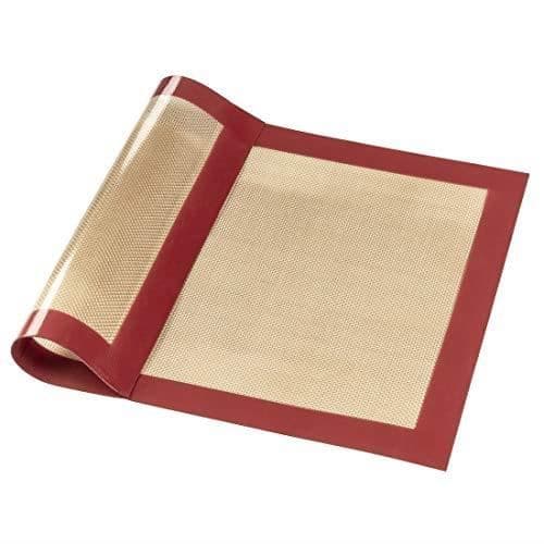 Xavax Bakmatta (silikon, rektangulär, storlek 40 x 30cm) Röd/Brun