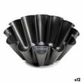 Pikkukuva 1 / 2: Flan-muotti Kinvara 83009 Tumman harmaa Teräs 23 x 8,2 x 23 cm (12 osaa)