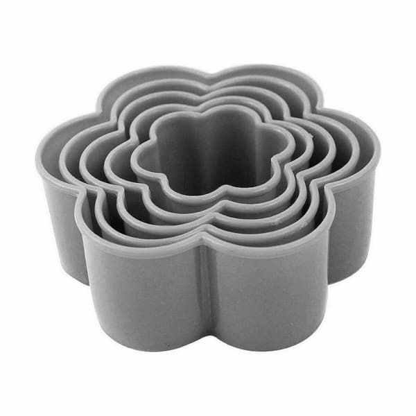 Bageform til bagværk Quttin 9,5 x 9,5 x 3,5 cm 5 Dele (36 Enheder)