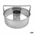 Miniatyrbillede 1 af 2: Bageform Quttin Sølvfarvet Stål Donuts Ø 10 cm 10 x 3,5 cm (24 enheder)